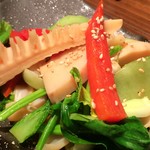 あさ香 - みる貝と春野菜の甘煮