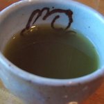 麦とろ童子 - ほうじ茶と抹茶のブレンド！「スヌーピーの横顔だよ～」と爺が言う！