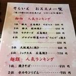 そらいえ - おススメ一覧（粉物＆麺類：人気ランキング）：１/31～3/31集計