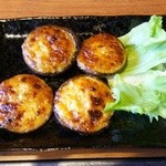 そらいえ - しいたけのニンニクマヨ味噌焼き：450円
