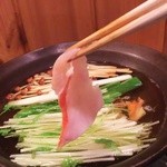 魚菜 由良 - 金目鯛のしゃぶしゃぶ
