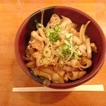 めんや梟 - セットの焼肉丼