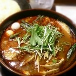 ラマイ - ヤサイスープカレー♪ [ 1,000円 ] スープ大盛り☆
            チゲじゃ無いんだよ～(^^)