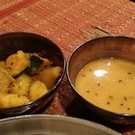 ベンガル料理プージャー - 野菜とダル