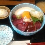 Taishuu Sakaba Takumi - 鰹のとろろ丼…、名前忘れた…。