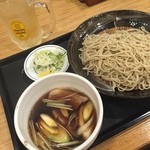 うどん ウエスト - 《鴨つけそば・2玉》980円
      《角ハイボール》320円
      2016/4