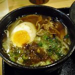 もつ麺屋  - もつつけ麺 (醤油) （￥680）