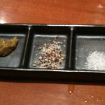 ももたろうの屋台 - 刺身の薬味