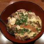 もも卵とじ丼