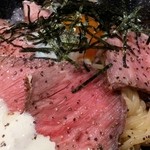 ローストビーフ油そば ビースト - クリームビースト（2回目）