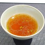 Élan - ランチコース 5940円 の蕎麦湯
