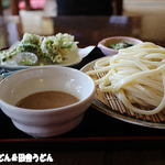 田舎うどん てつ - 2016年4月　テッピ―もり+山菜天ぷら