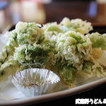 田舎うどん てつ - 2016年4月　山菜天ぷら