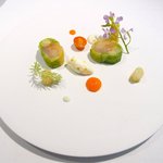 Élan - ランチコース 5940円 のしゃくなげの森のヤマメとホワイトアスパラ