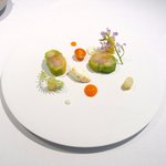 Élan - ランチコース 5940円 のしゃくなげの森のヤマメとホワイトアスパラ