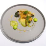 Élan - ランチコース 5940円 の長崎県産尾長鯛と春の山菜