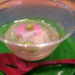 懐石カフェ 蛙吉 - 桜蒸し