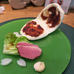 懐石カフェ 蛙吉 - お花見バーガー