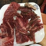 景福宮 - 生肉の盛り合わせ600g　2～3人前(80000W)
