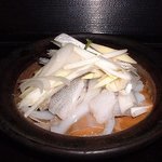 いづ魚 - 下足肝焼　スルメイカの下足を肝でえ焼きます。肝の濃厚な味わいをお楽しみ下さい。