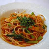 リストランテ ベリーニ - ランチＡコースのトマトを使ったパスタ