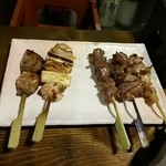 鶏家 六角鶏 - 焼き鳥盛り合わせ♪