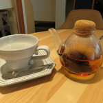 トラットリア フラテッリ ガッルーラ - 紅茶はポットで出てくる