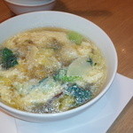 スタイリッシュチャイナ 神 - 野菜と玉子のスープ