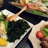 味とく家 - のどぐろ、自家製ポテサラ、イベリコ豚