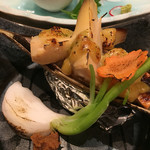 和食処 大ばん - 竹の子、さわらのばっけ味噌焼き
