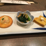 前菜の旬菜盛り合わせ