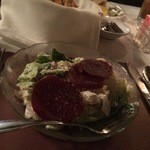 The Bull Pen - サラダ（ビーツ乗せ）ドレッシングはRanchを選択