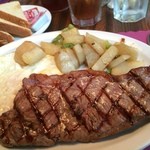The Bull Pen - Weekend BreakfastのNY Steak 10oz&Eggs