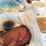 The Bull Pen - 電話オーダーしてピックアップしたプライムリブ