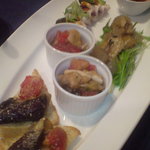 秋の前菜盛り合わせ１