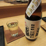 白 - 三緒杉 菩提元 純米 無濾過生原酒 奈良今西酒造(半合600円)