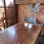 鬱花 - 一番奥のテーブル席