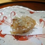 鮨 土方 - 甘鯛の松傘揚げ