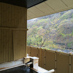 界 川治 - 露天風呂付き特別室。