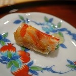 鮨 土方 - パリパリの車海老の頭