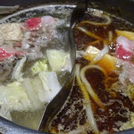 しゃぶ菜 - 昆布だし＋すき焼き