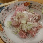 ささき - どんこのタタキ　キモが美味い！