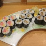 ささき - トロタク、山ゴボウ、かんぴょう巻