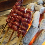 柳家 - 2016.04 尾長鴨ささみ焼いています。