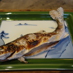 柳家 - 2016.04 馬瀬川の天然アマゴ塩焼き