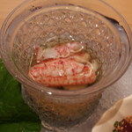 銀座 kappou ukai - もずくと蟹
      