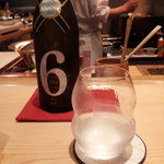 銀座 kappou ukai - 冷酒