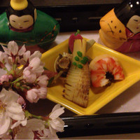 新三浦 博多本店 - 前菜の季節感がうれしいｖ（３月に訪問したときの写真です）