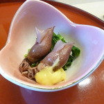 すし仁 - ホタルイカと菜花 　2016.4月