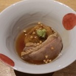 彌三郎 - 蓮根饅頭と鴨肉